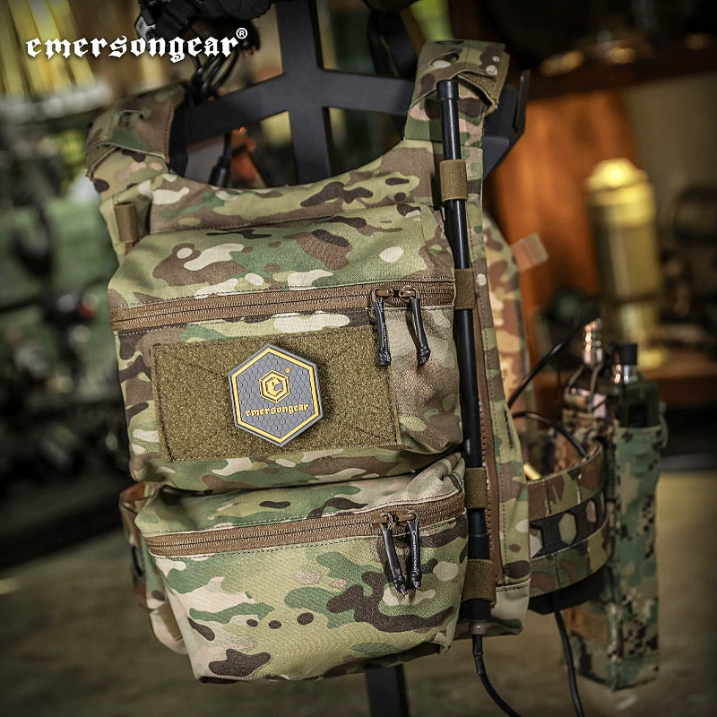 FRO Style V5 Plate Carrier Dedicated Back Panel Multi-Function Accessory Pouch Expansion Panel Tactical Miscellaneous Bag
