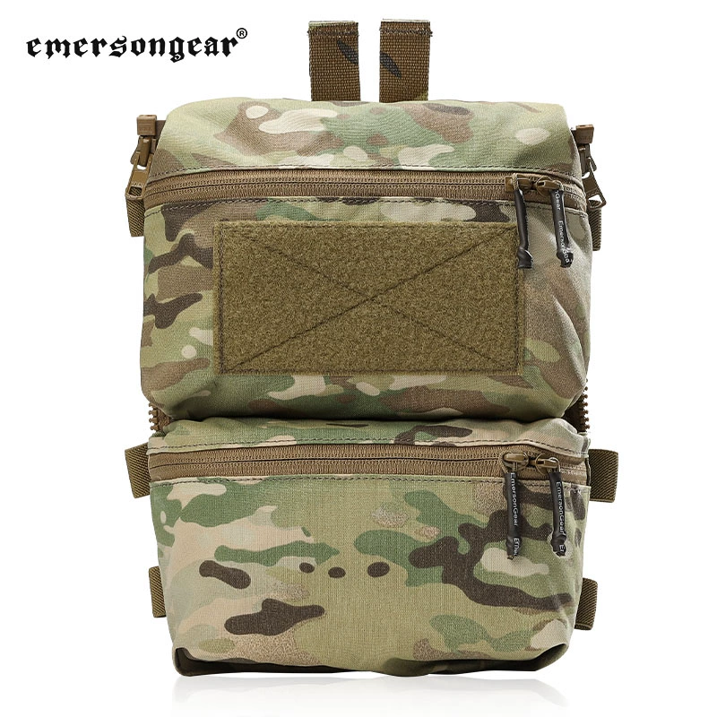 FRO Style V5 Plate Carrier Dedicated Back Panel Multi-Function Accessory Pouch Expansion Panel Tactical Miscellaneous Bag
